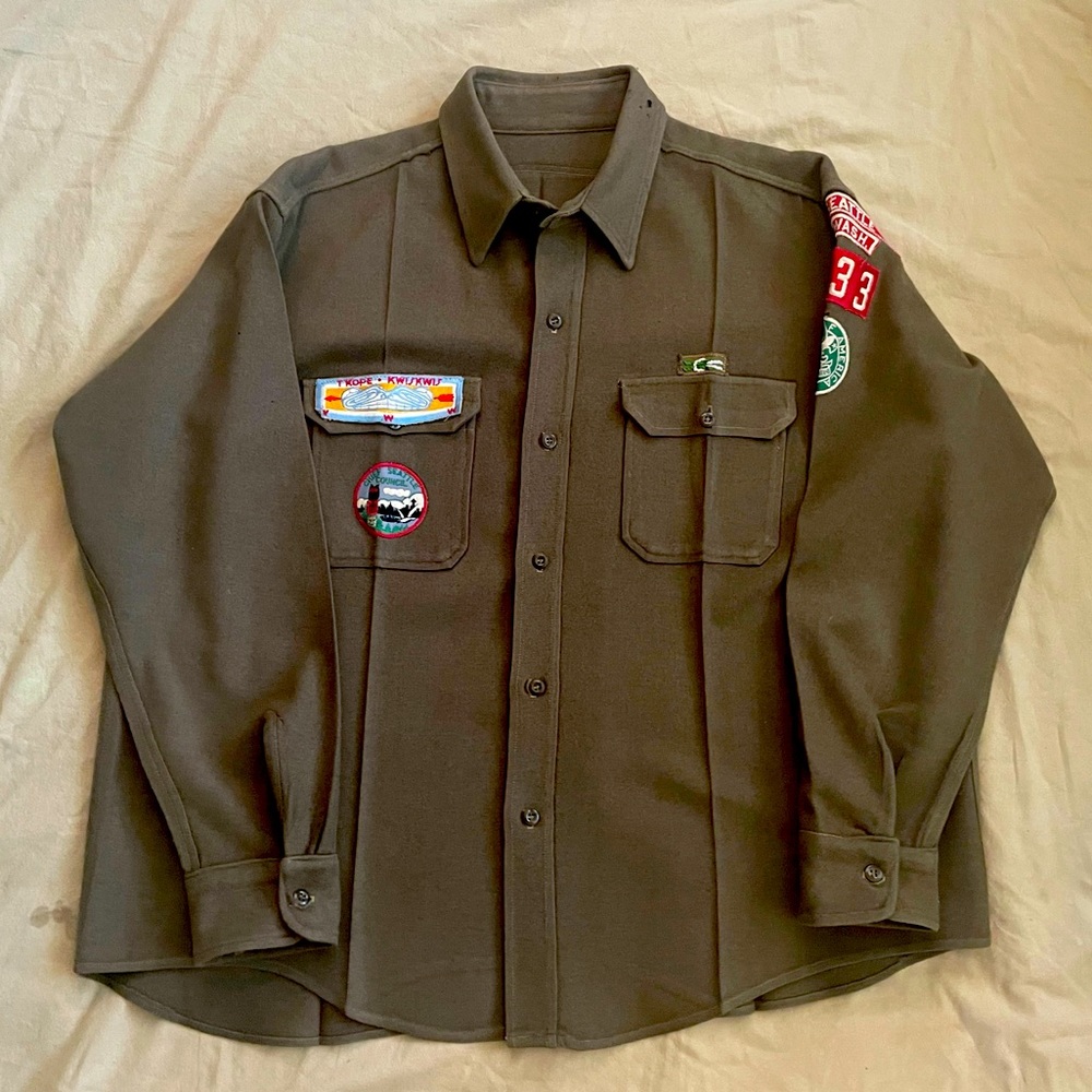 Men’s Vintage Eagle Scout Wool Shirt
